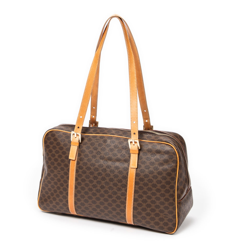 Shoulder Bag Vintage Bowler Beige Macadam Coated Canvas
