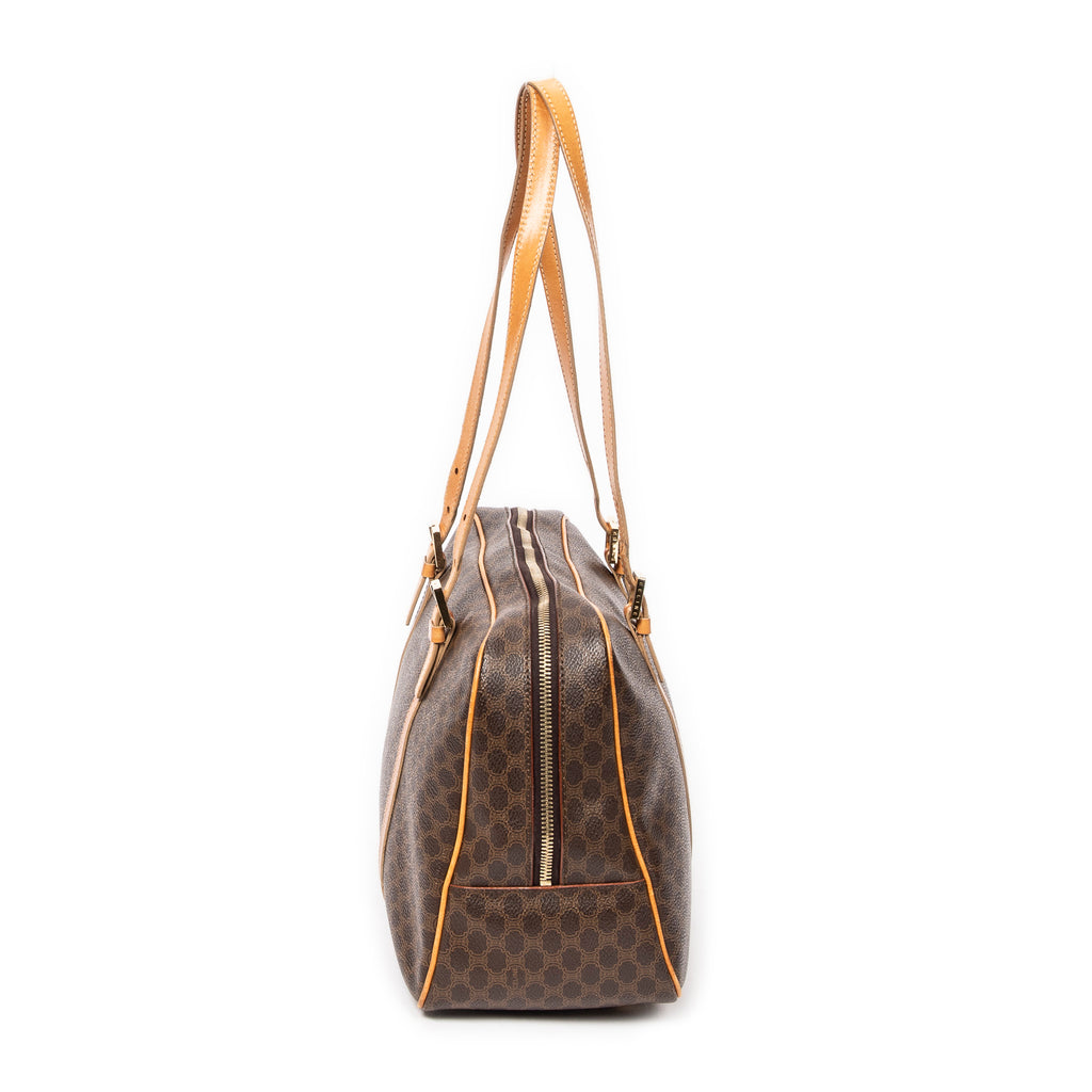 Shoulder Bag Vintage Bowler Beige Macadam Coated Canvas