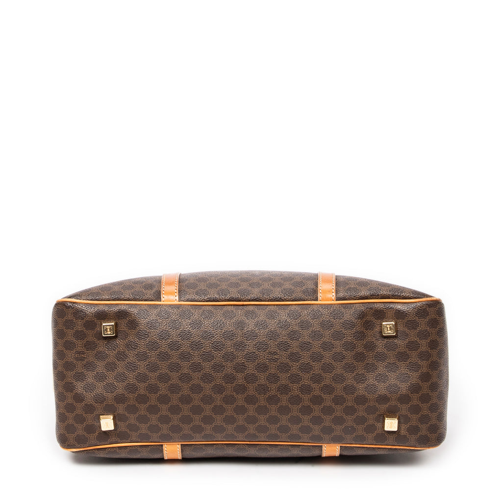 Shoulder Bag Vintage Bowler Beige Macadam Coated Canvas