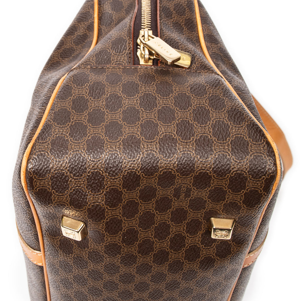 Shoulder Bag Vintage Bowler Beige Macadam Coated Canvas