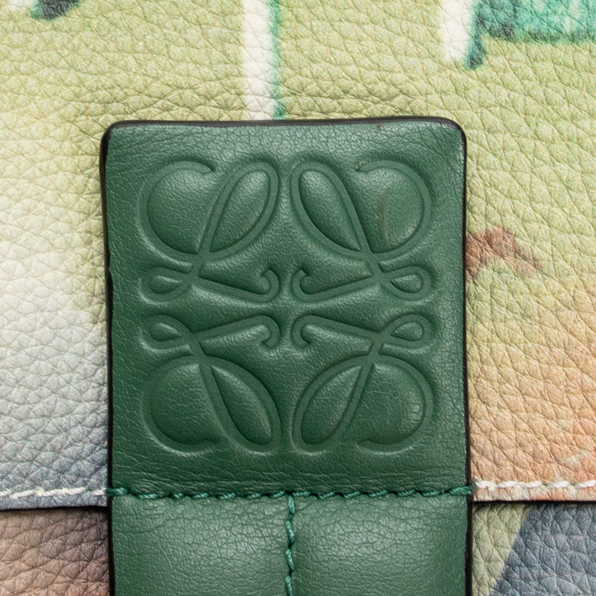 Shoulder Bag Printed Avenue Crossbody Green Printed Calfskin Leather