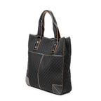 Shoulder Bag Vertical Tote Black Macadam Canvas