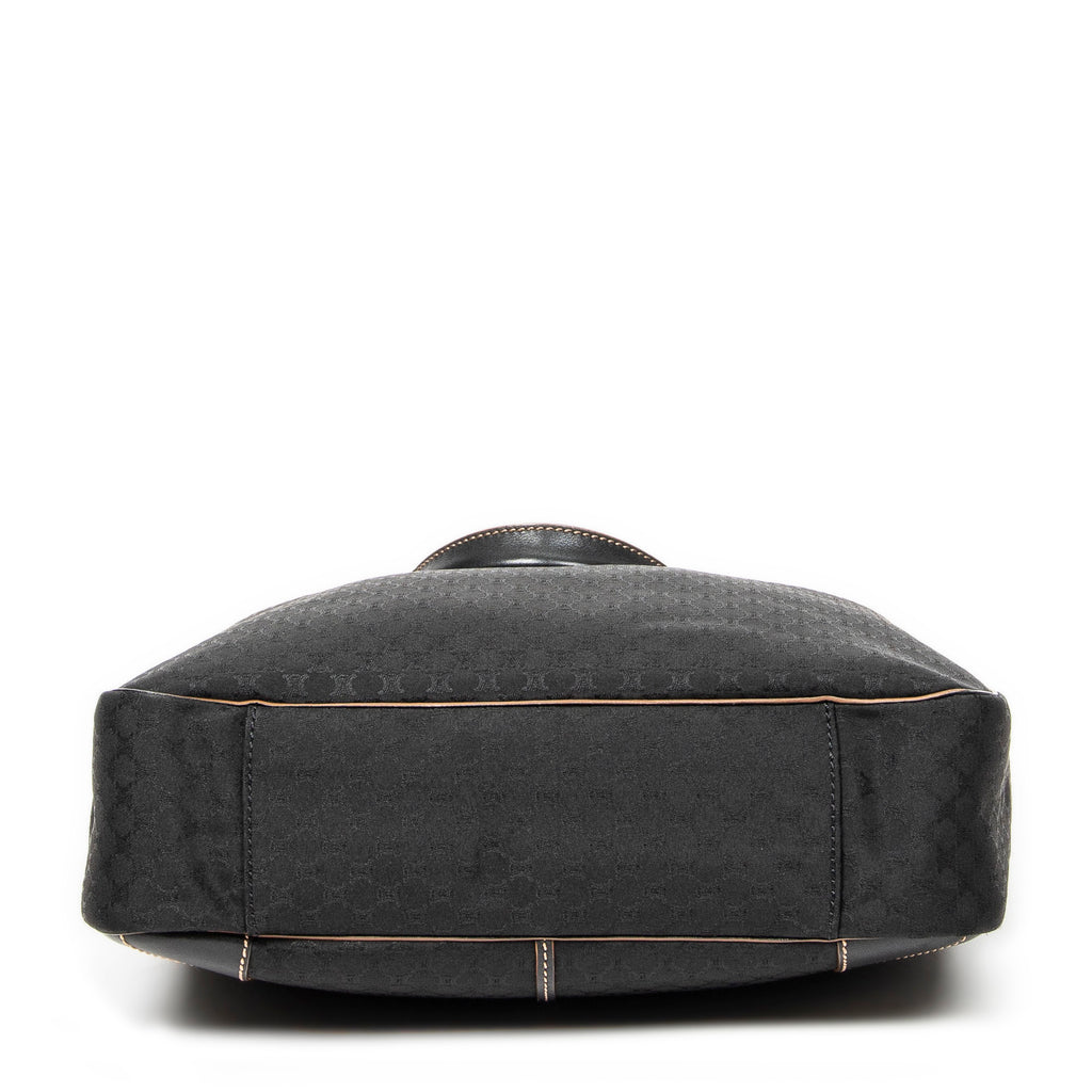 Shoulder Bag Vertical Tote Black Macadam Canvas