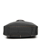 Shoulder Bag Vertical Tote Black Macadam Canvas