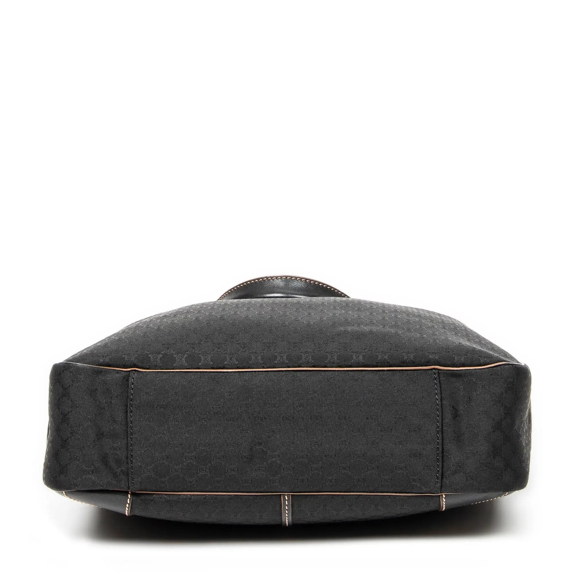 Bolso de Hombro Tote Vertical Lona Macadam Negra