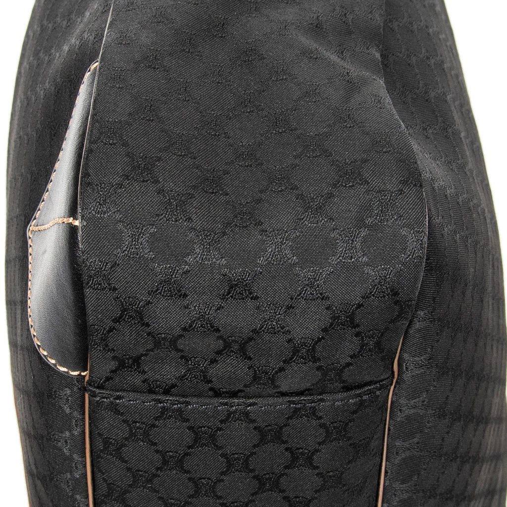 Shoulder Bag Vertical Tote Black Macadam Canvas
