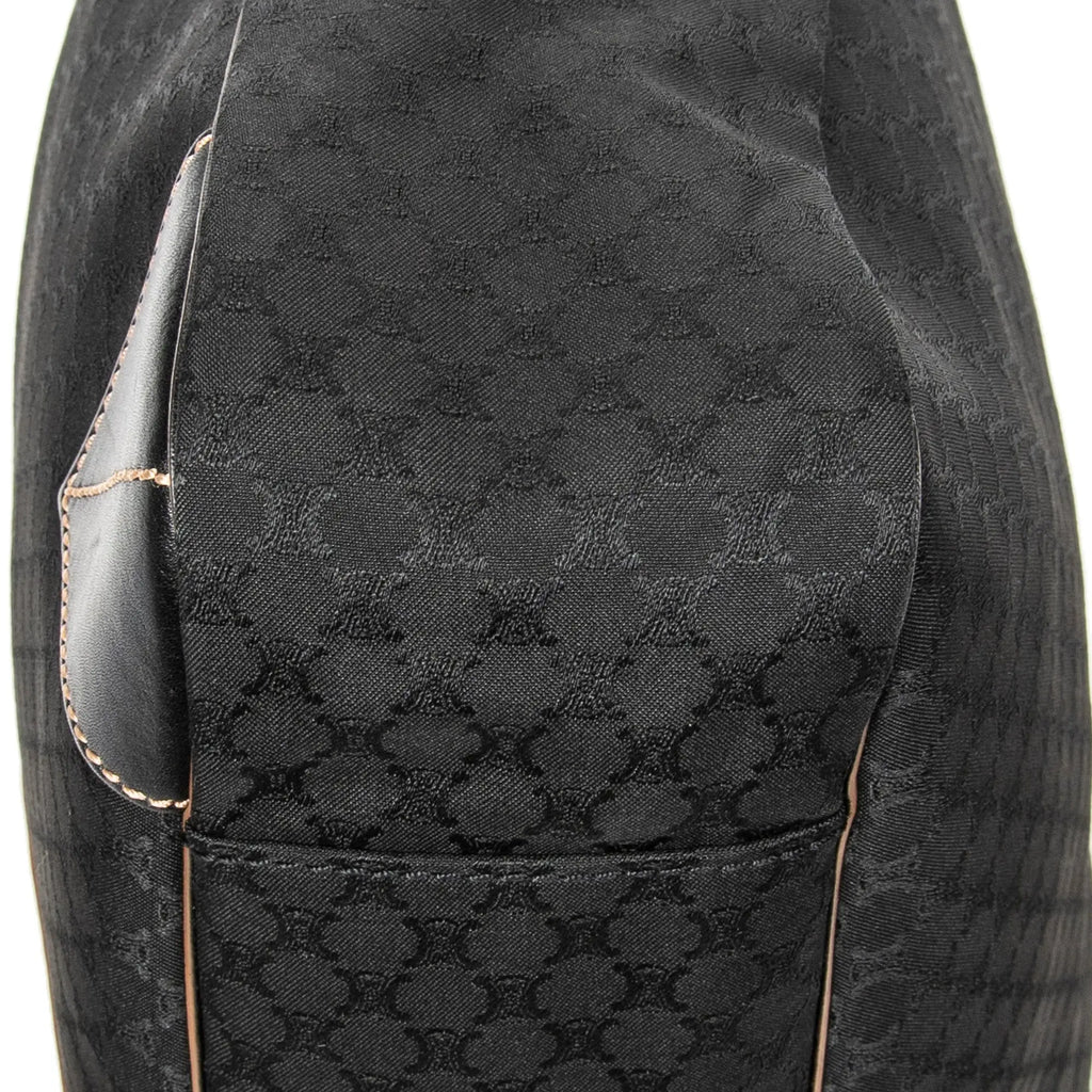 Bolso de Hombro Tote Vertical Lona Macadam Negra
