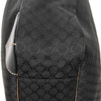 Bolso de Hombro Tote Vertical Lona Macadam Negra