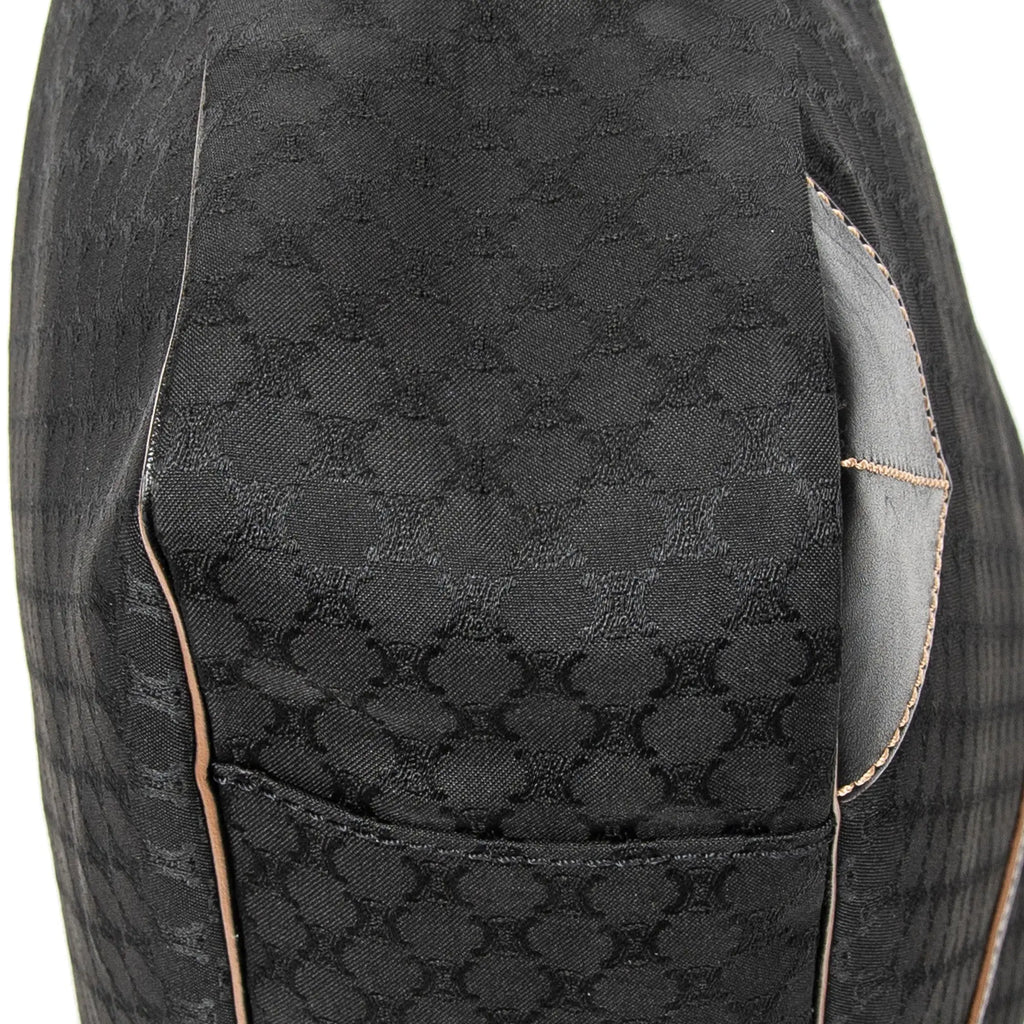 Bolso de Hombro Tote Vertical Lona Macadam Negra