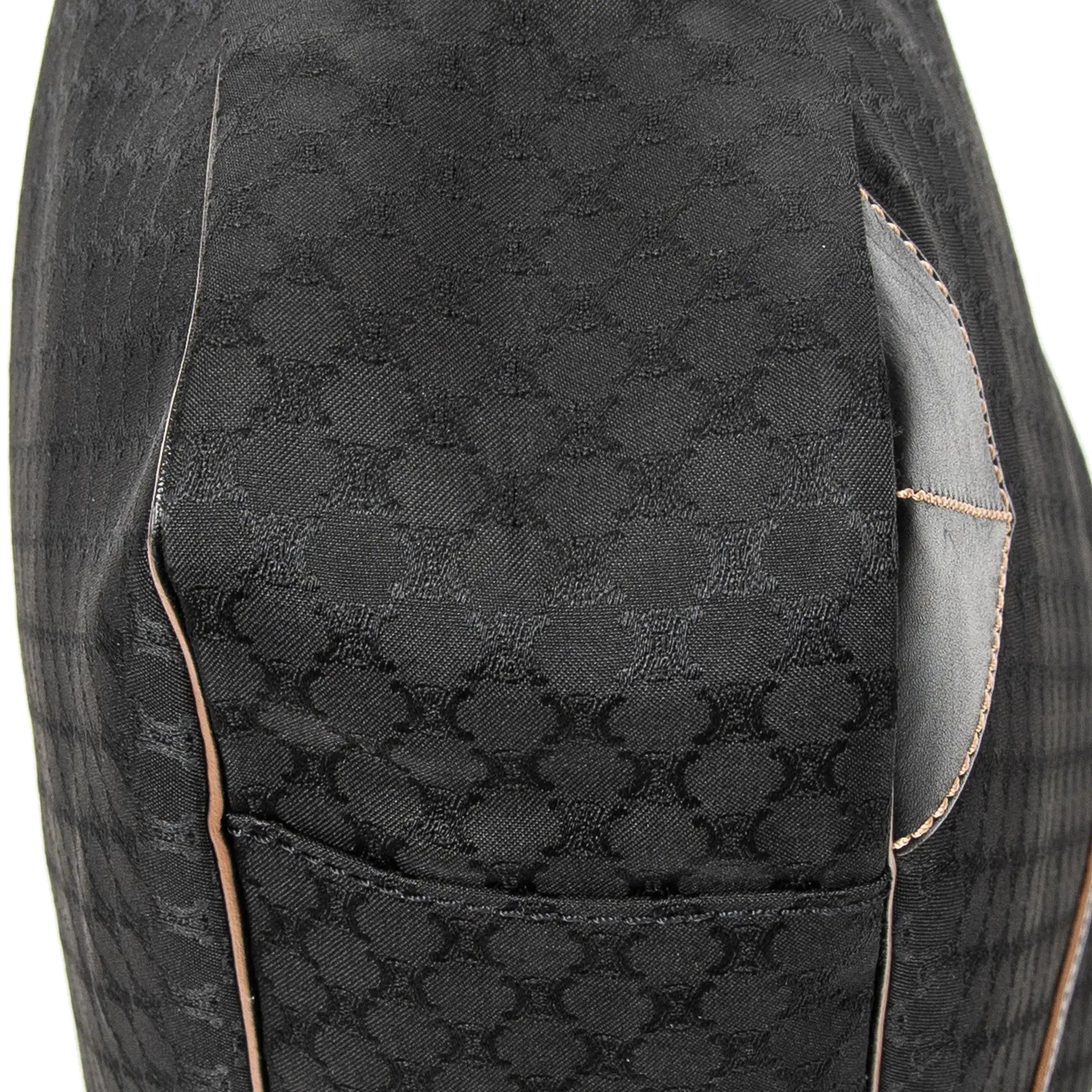 Bolso de Hombro Tote Vertical Lona Macadam Negra
