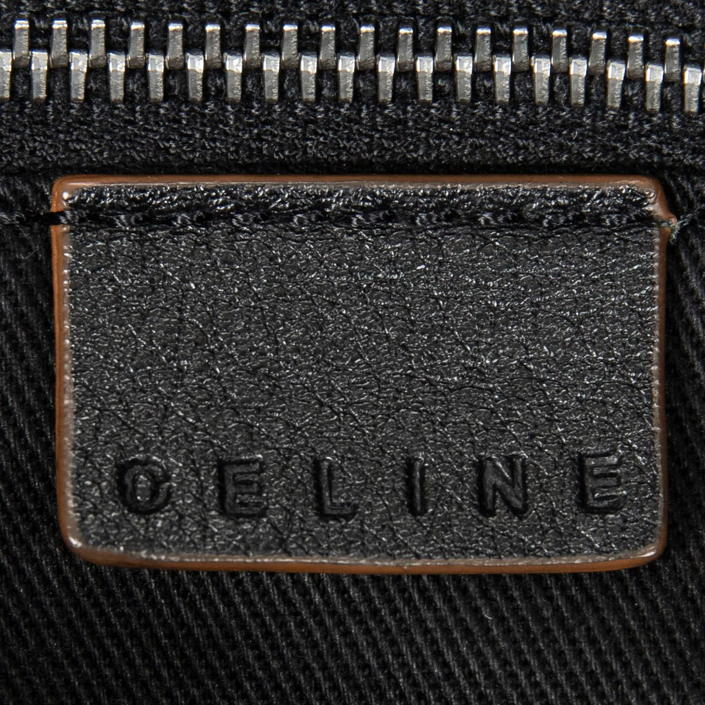 Bolso de Hombro Tote Vertical Lona Macadam Negra