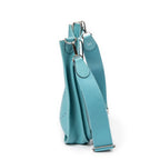 Shoulder Bag Evelyne III PM Blue Saint Cyr Clemence Leather