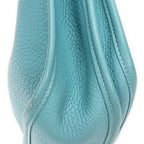 Shoulder Bag Evelyne III PM Blue Saint Cyr Clemence Leather
