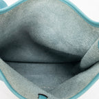 Shoulder Bag Evelyne III PM Blue Saint Cyr Clemence Leather