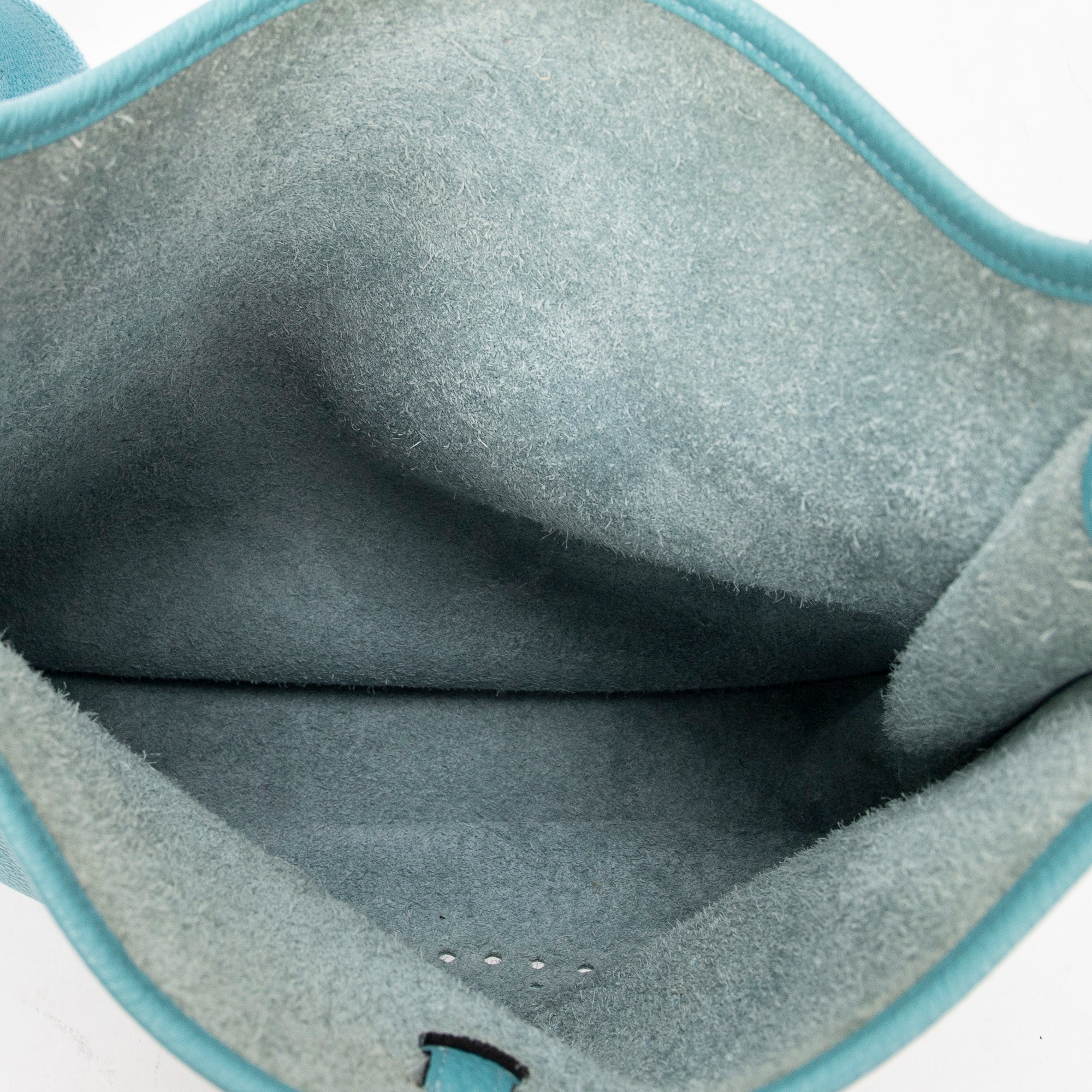 Shoulder Bag Evelyne III PM Blue Saint Cyr Clemence Leather
