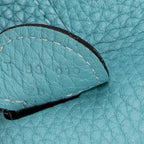 Shoulder Bag Evelyne III PM Blue Saint Cyr Clemence Leather