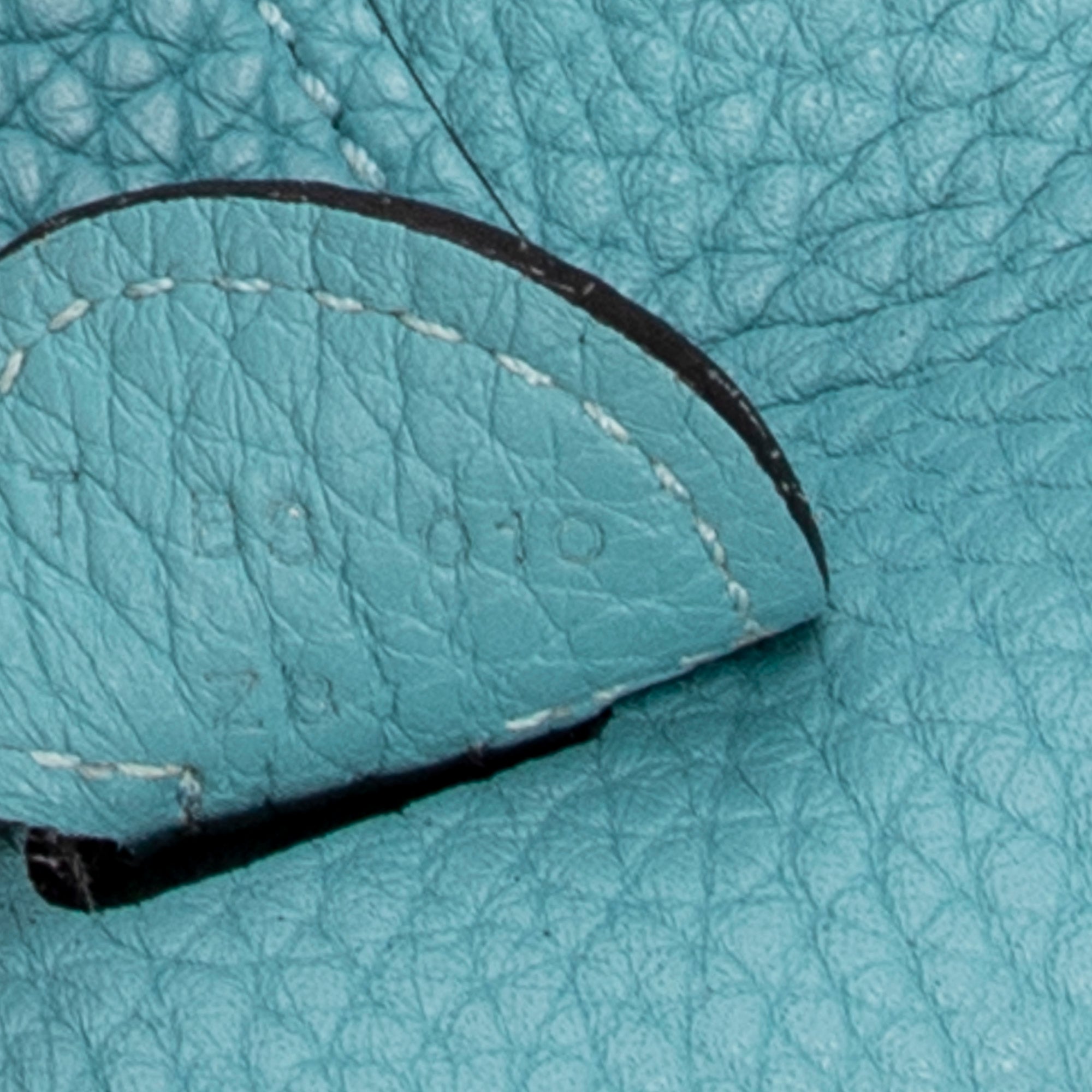 Shoulder Bag Evelyne III PM Blue Saint Cyr Clemence Leather