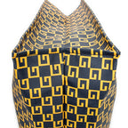 Handbag Large Square G Open Tote Navy Printed Coated Canvas