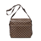 Shoulder Bag Naviglio Brown Damier Ebene