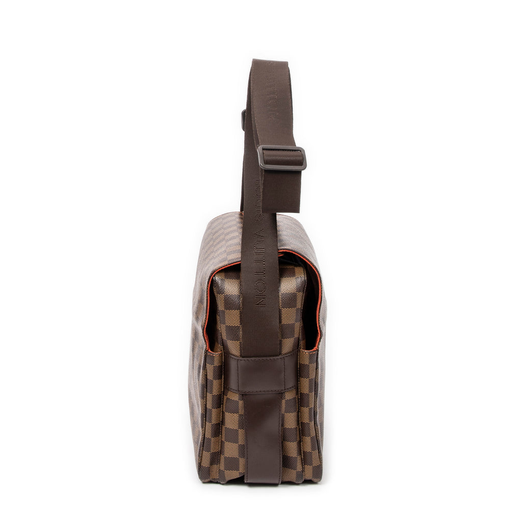 Shoulder Bag Naviglio Brown Damier Ebene