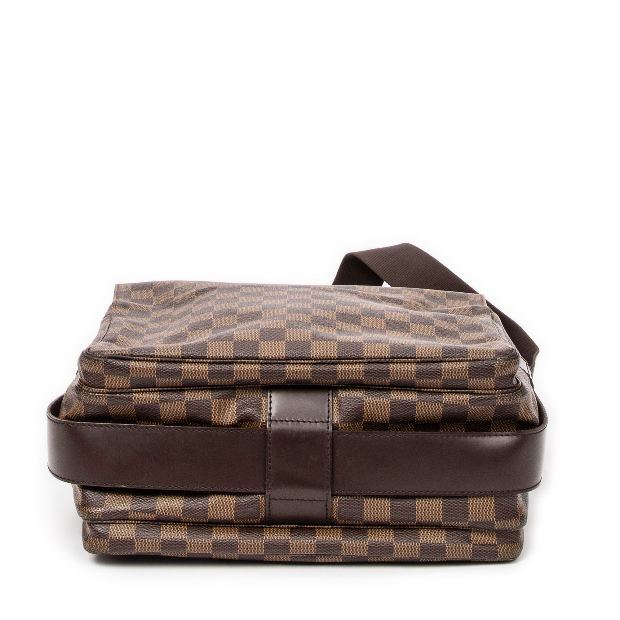 Shoulder Bag Naviglio Brown Damier Ebene