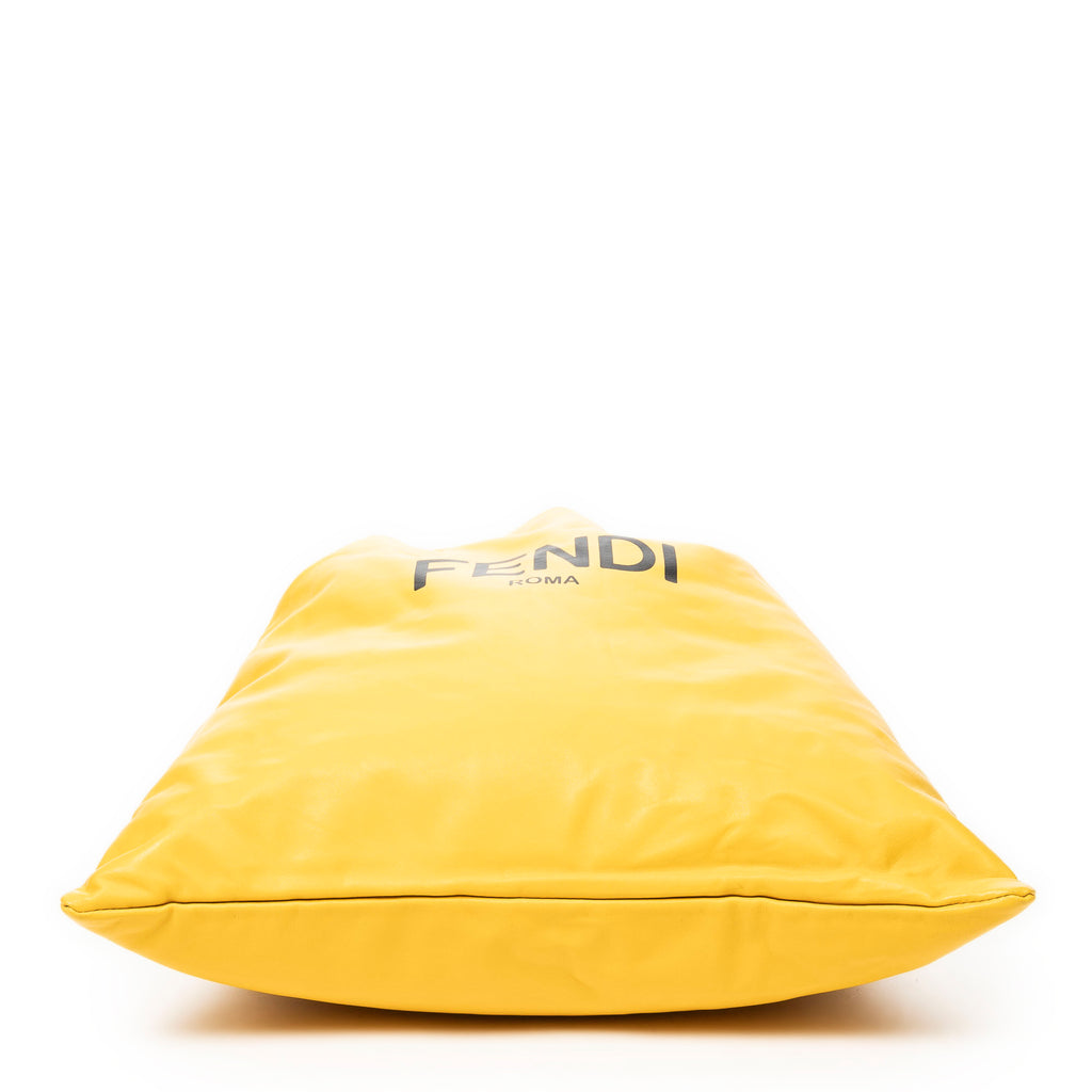 Shoulder Bag Drawstring Shoulder Bag Yellow Calfskin Leather