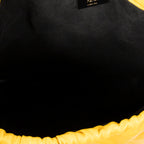 Shoulder Bag Drawstring Shoulder Bag Yellow Calfskin Leather