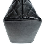 Shoulder Bag Medallion Tote Black Caviar Quilted Leather