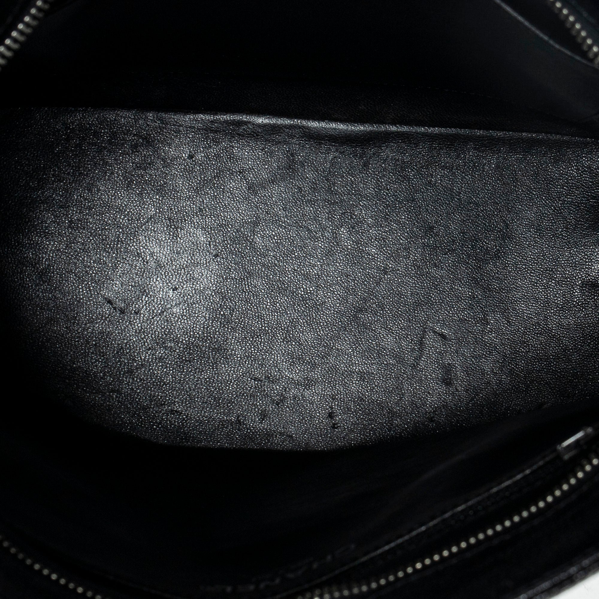 Shoulder Bag Medallion Tote Black Caviar Quilted Leather