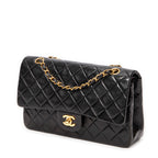 Shoulder Bag Classic Double Flap 26 Black Quilted Calfskin Leather