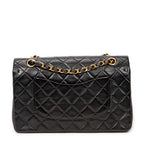 Shoulder Bag Classic Double Flap 26 Black Quilted Calfskin Leather