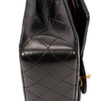 Shoulder Bag Classic Double Flap 26 Black Quilted Calfskin Leather