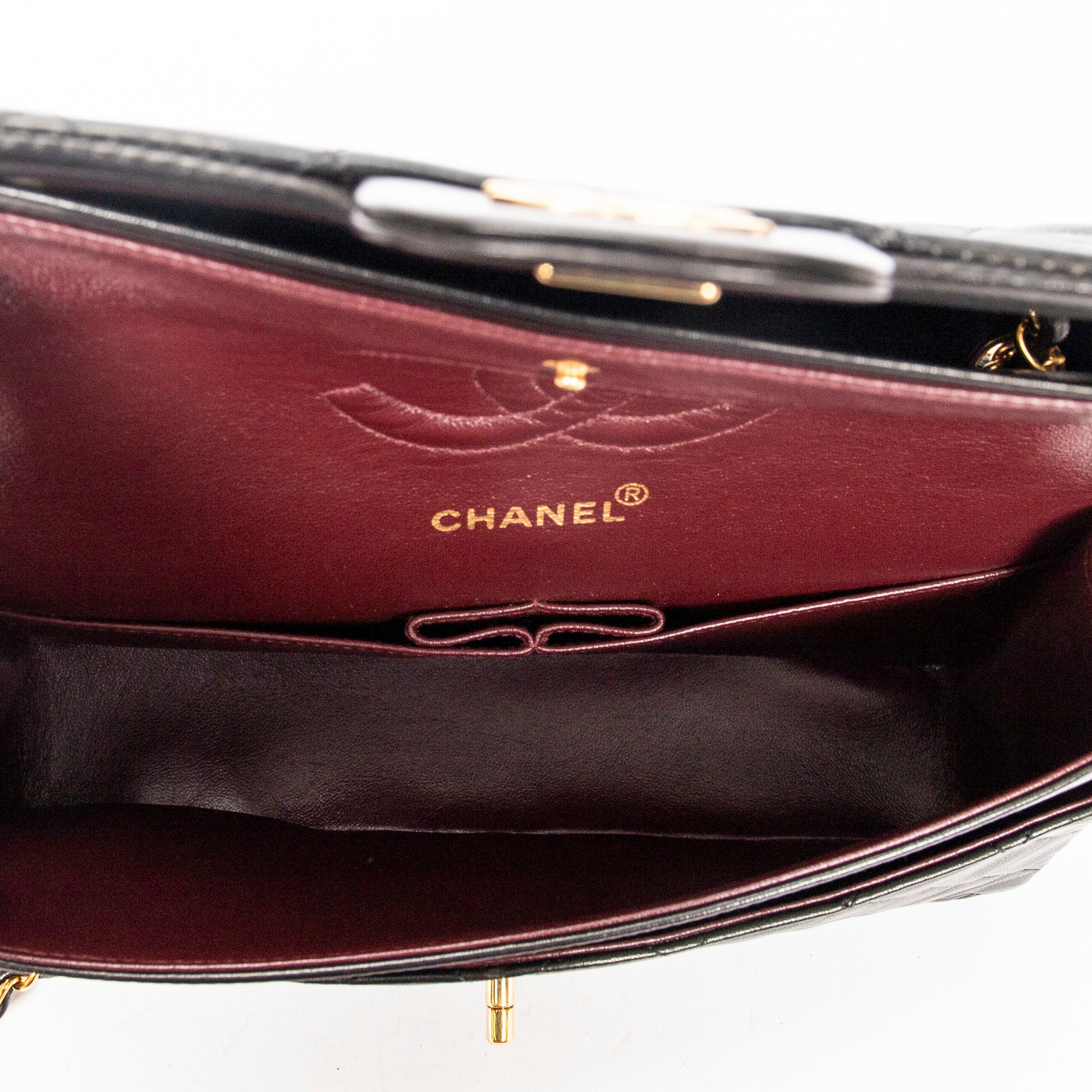 Shoulder Bag Classic Double Flap 26 Black Quilted Calfskin Leather