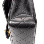 Shoulder Bag Classic Double Flap 26 Black Quilted Calfskin Leather
