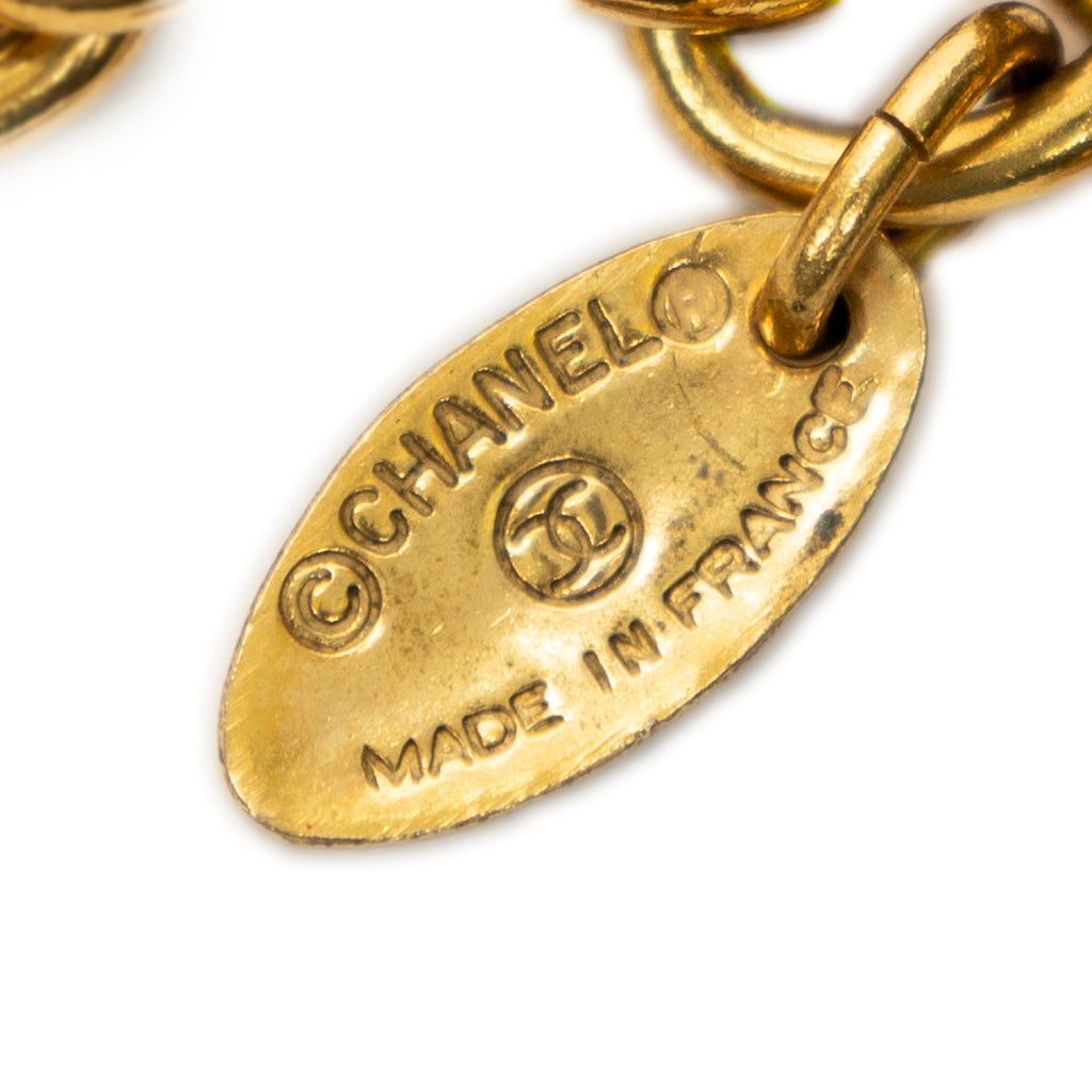 Necklace CC Pendant Chain Necklace Gold Gold Plated