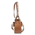Shoulder Bag Loewe x Paula Ibiza Mini Hammock Drawstring Bag Ivory Floral Printed Canvas