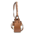 Bolso de hombro Loewe x Paula's Ibiza Mini Hammock Drawstring Bag Lona Estampada Floral Marfil