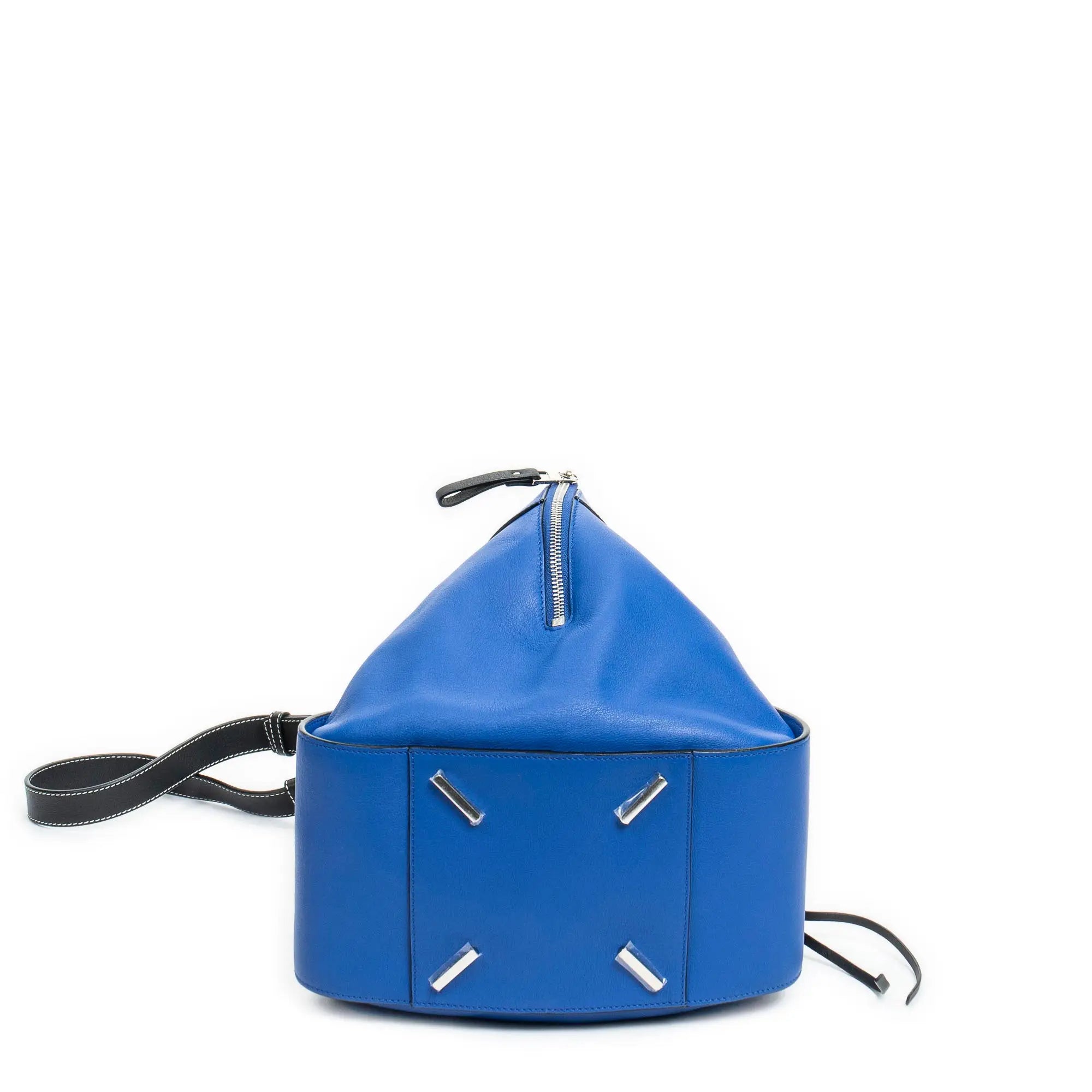 Loewe - Petit sac Hammock bicolore - Bleu/Noir