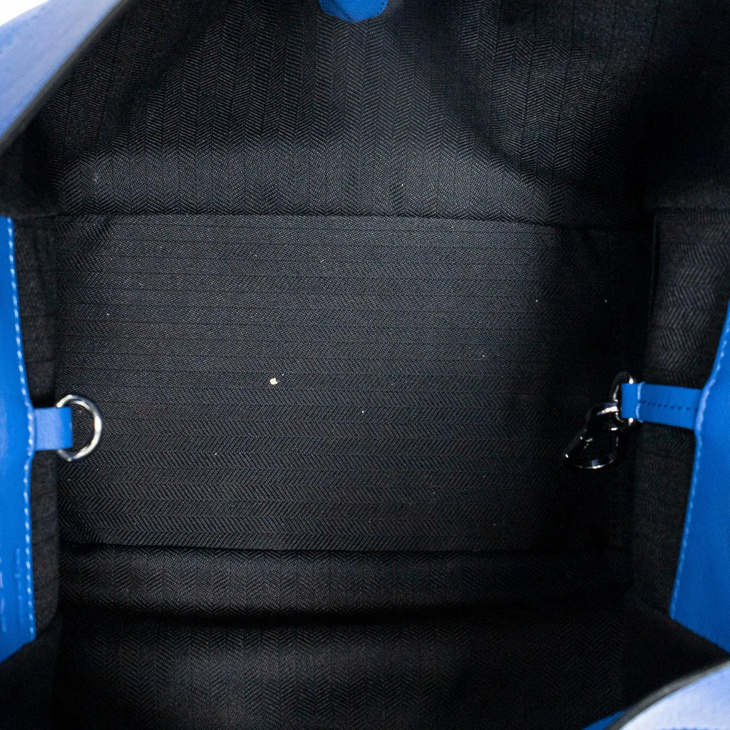 Loewe - Petit sac Hammock bicolore - Bleu/Noir