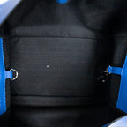 Loewe - Petit sac Hammock bicolore - Bleu/Noir