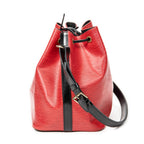 Shoulder Bag Noe Bicolor PM Red Epi