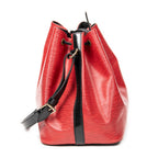 Shoulder Bag Noe Bicolor PM Red Epi