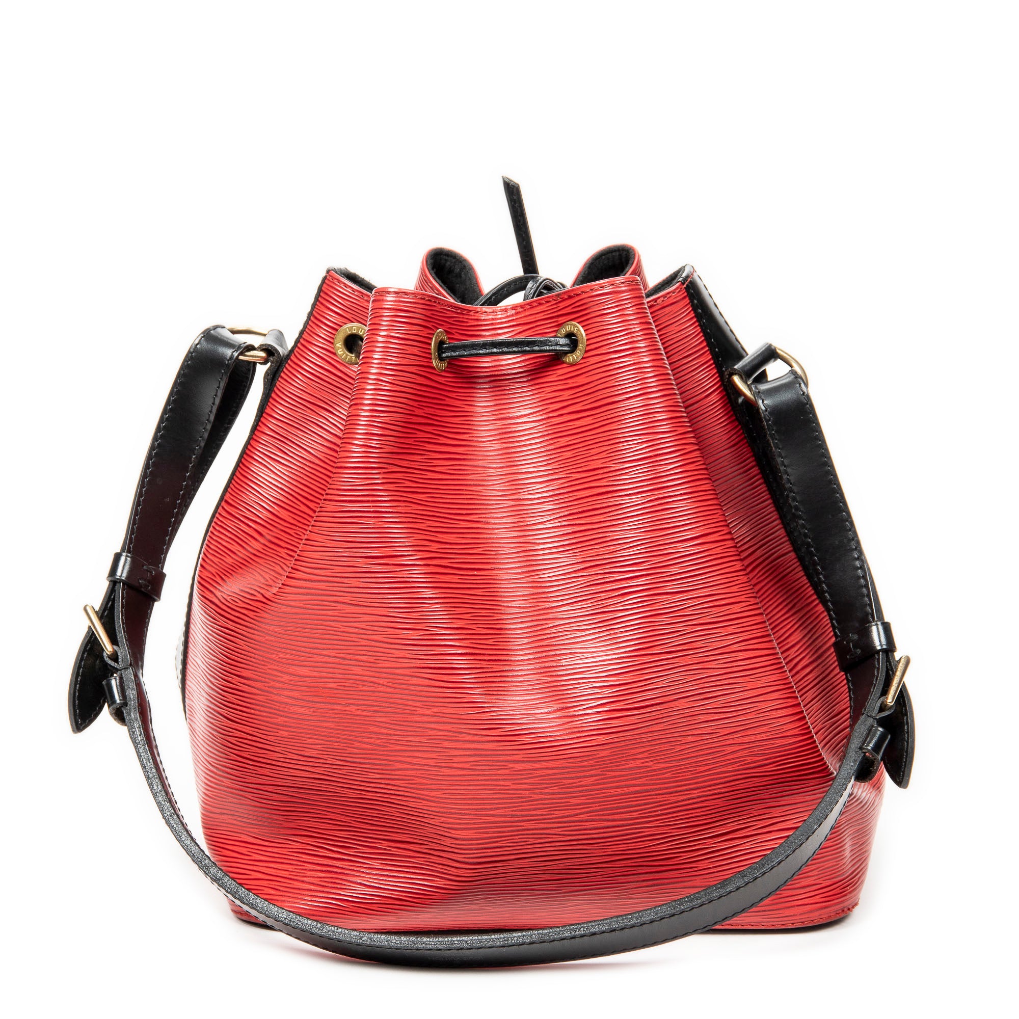 Shoulder Bag Noe Bicolor PM Red Epi