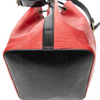 Shoulder Bag Noe Bicolor PM Red Epi
