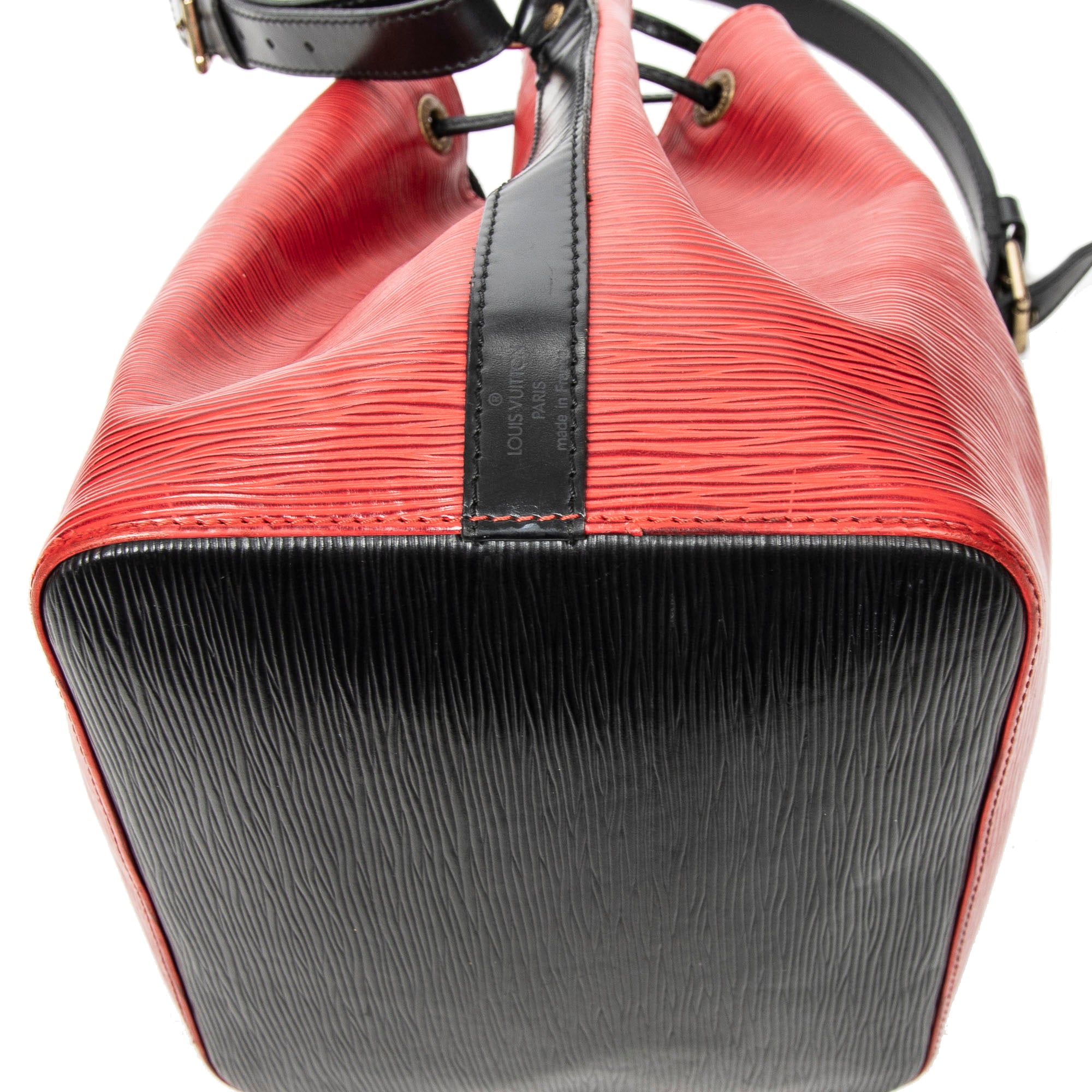Shoulder Bag Noe Bicolor PM Red Epi
