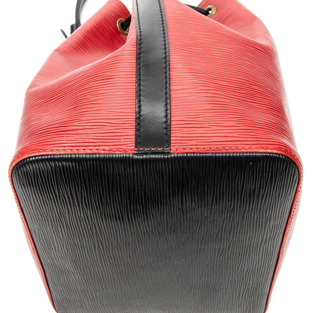 Shoulder Bag Noe Bicolor PM Red Epi