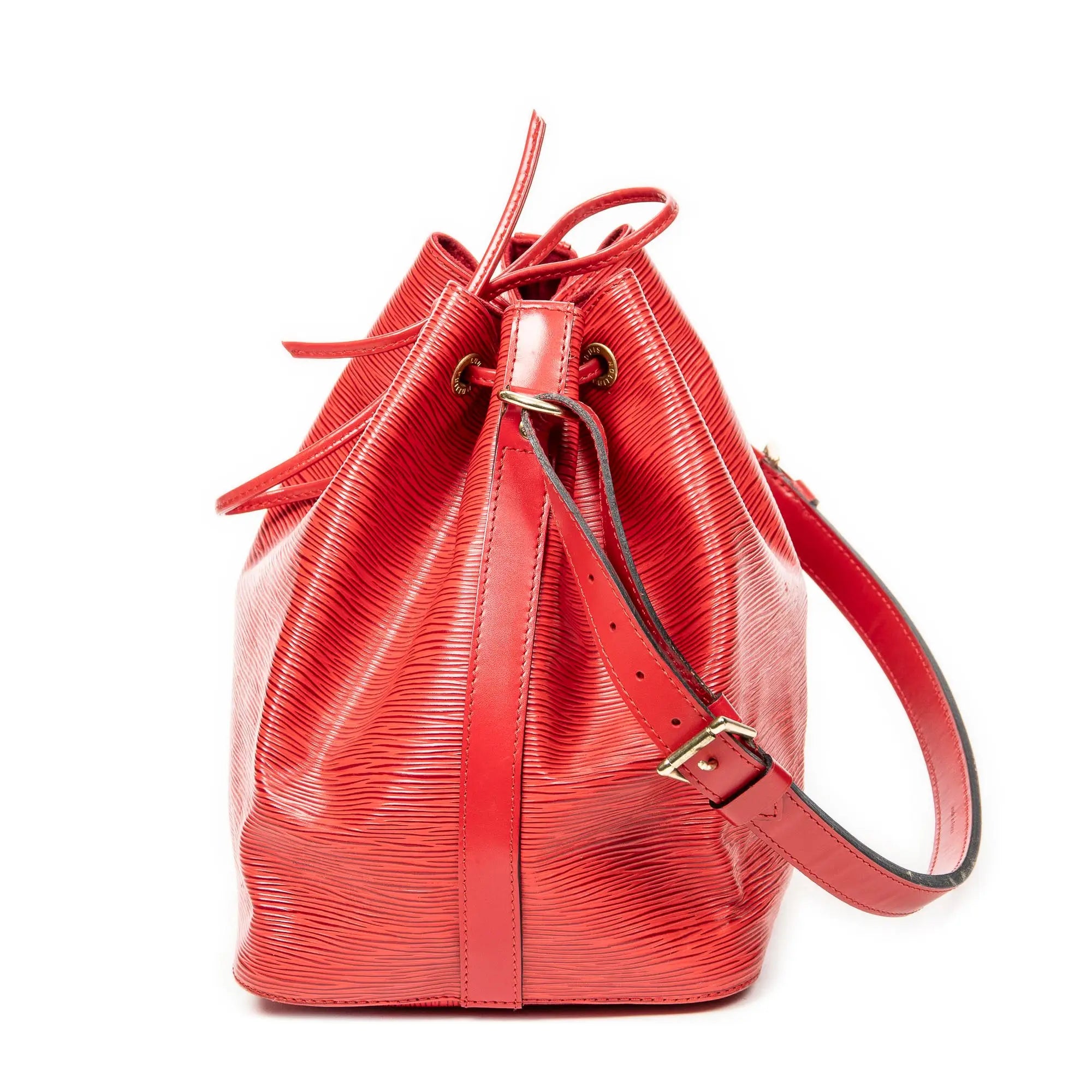 Shoulder Bag Noe PM Red Epi