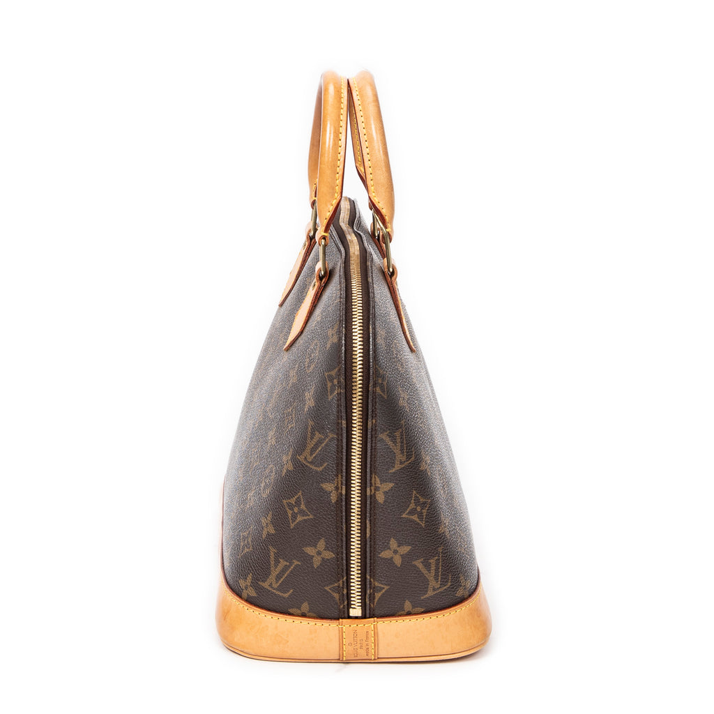 Handbag Alma PM Brown Monogram Canvas