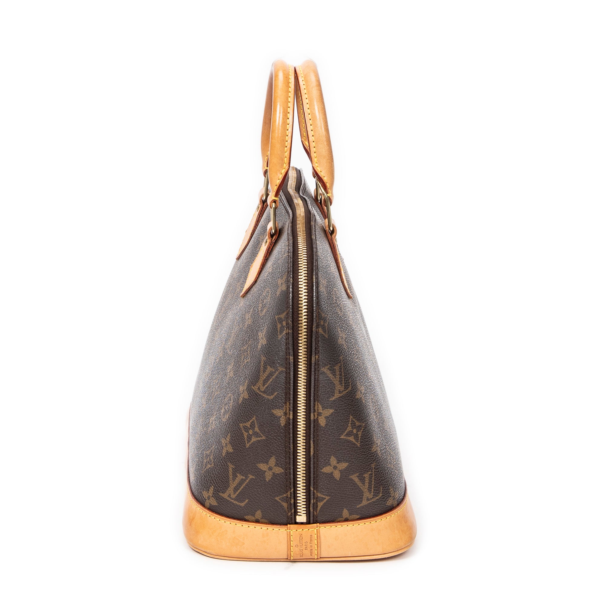 Handbag Alma PM Brown Monogram Canvas