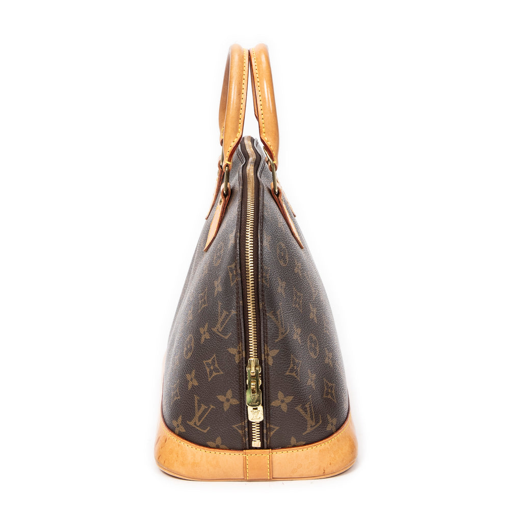 Handbag Alma PM Brown Monogram Canvas